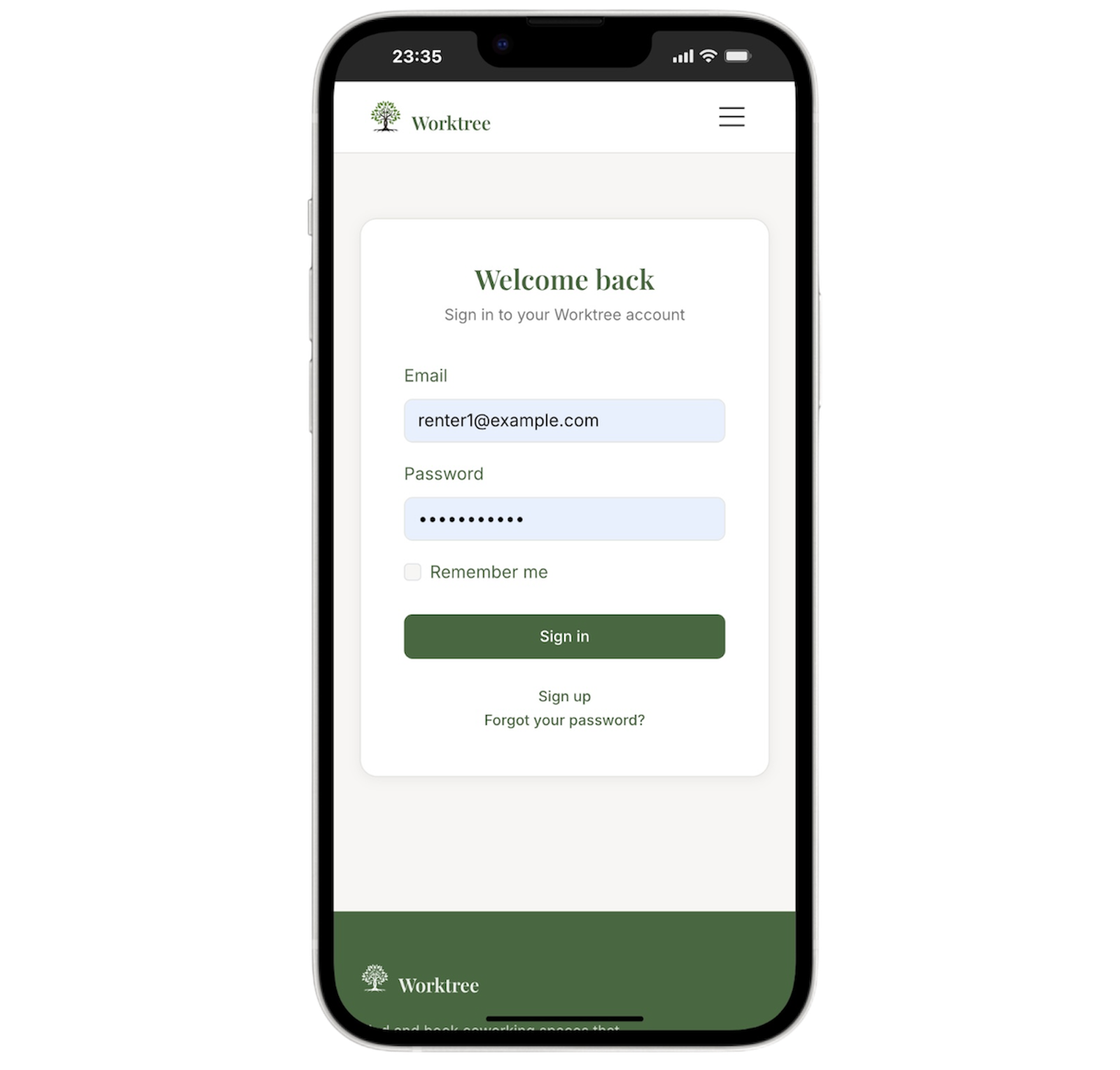 WorkTree Login