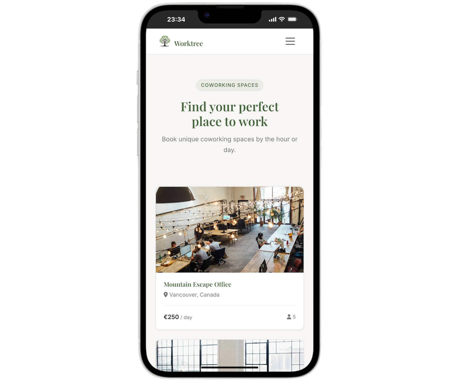 WorkTree Main Page